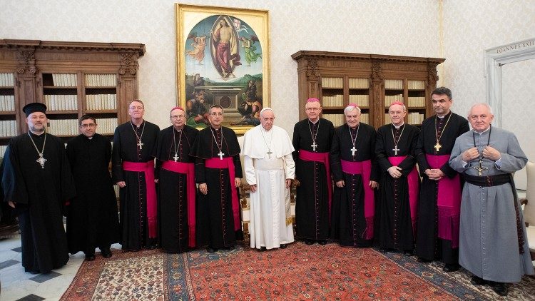 2019.03.01 Udienza Papa Francesco - Vescovi del Kazakhstan in Visita ad Limina Apostolorum