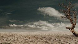 Terra e a extrema seca