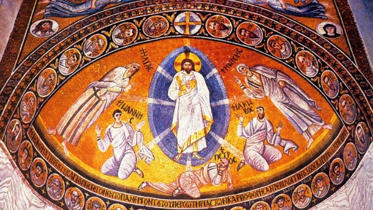 Mozaik Jezusove spremenitve na gori v samostanu sv. Katarine na Sinaju.