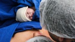 Un bambino appena nato