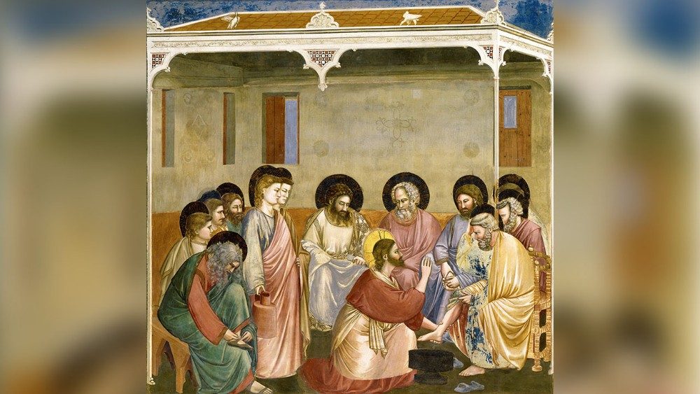 Giotto, La Cappella degli Scrovegni NEW, Lavanda dei piedi