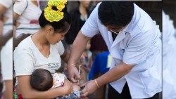 Szczepienia w Laosie