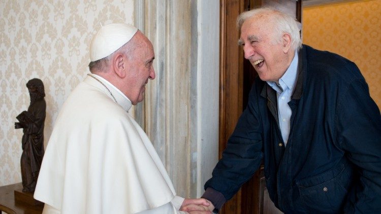 2019.05.07 Papa Francesco recibe aJean Vanier en el  Vaticano 21 marzo 2014  - 2014.03.07