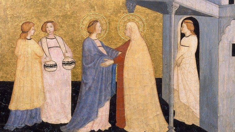 Représentation de la Visitation (école florentine du 15e siècle), un mystère caché qui était cher à saint François de Sales