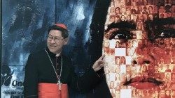 Foto de arquivo: o cardeal Luis Antonio Tagle em uma iniciativa da Caritas Internacional (Vatican Media)