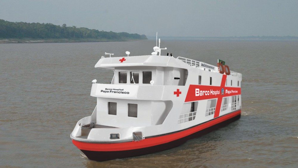 ĐTC viết thư chúc mừng tàu bệnh viện “ĐGH Phanxicô” đã đến Belem của Brazil