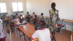 Crianças numa escola do Sudão do Sul
