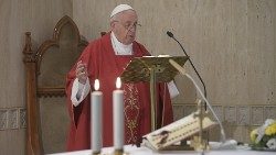 Pope Francis celebrates Mass on Tuesday morning