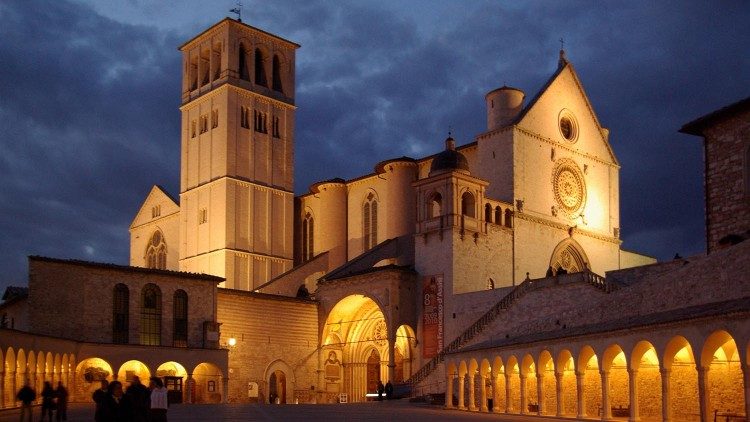 Helige Franciskus basilika i Assisi
