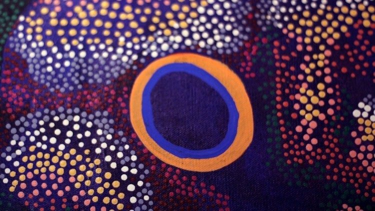 An example of Aboriginal art