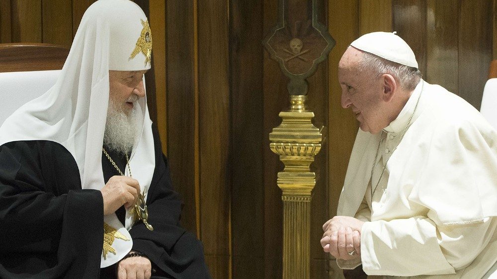 2016.02.12 Papa Francesco incontra capo della Chiesa ortodossa russa, il patriarca Kirill 