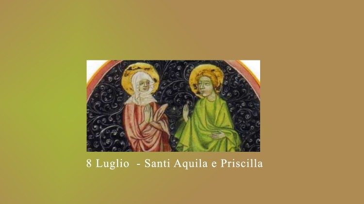 De hellige Priskilla og Akvilas (minnedag 8. juli)