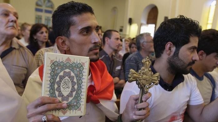 Des chrétiens irakiens (photo d'illustration). 