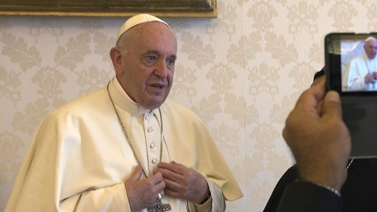Pope Francis records video message