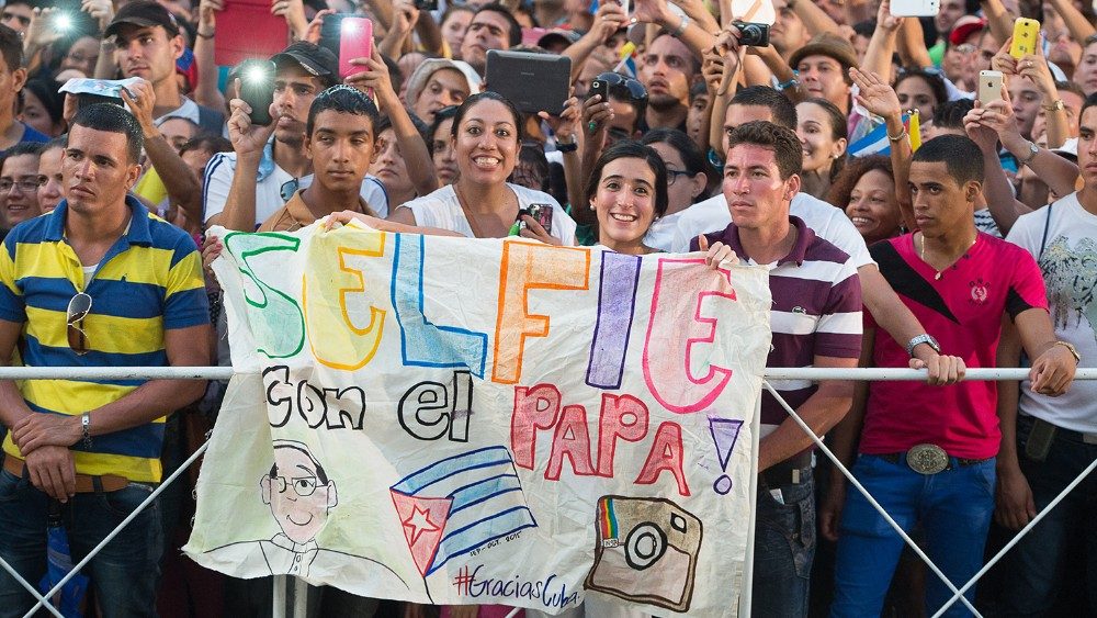 Papež med srečanjem z mladimi na Kubi, 20. september 2015