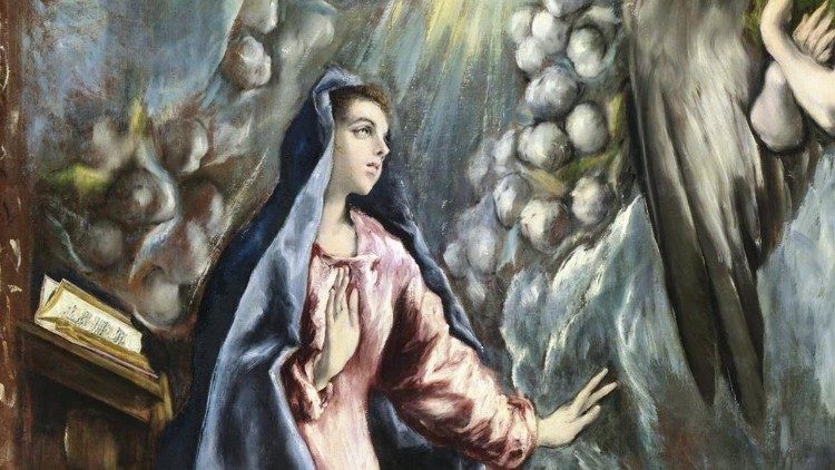 Zwiastowanie Najświętszej Maryi Pannie według El Greco