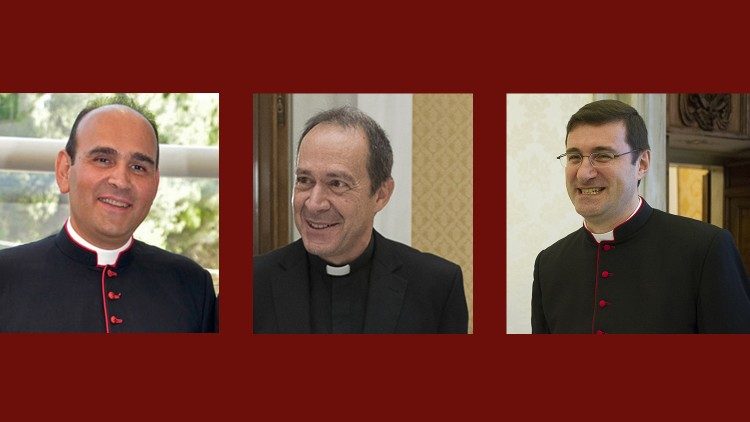 Trys nauji nuncijai: Borgia, Camilleri, Rudelli