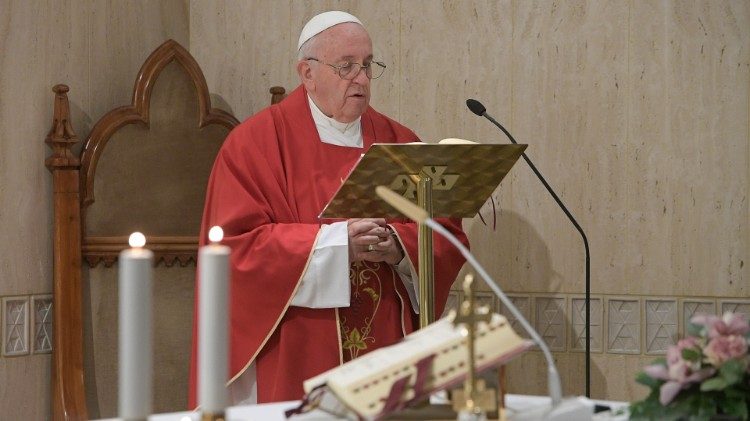 2019.09.16 Papa Francesco Messa a Santa Marta  lunedì 16 settembre 2019