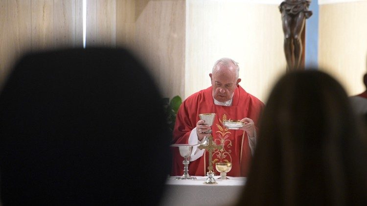 2019.09.16 Papa Francesco Messa a Santa Marta  lunedì 16 settembre 2019