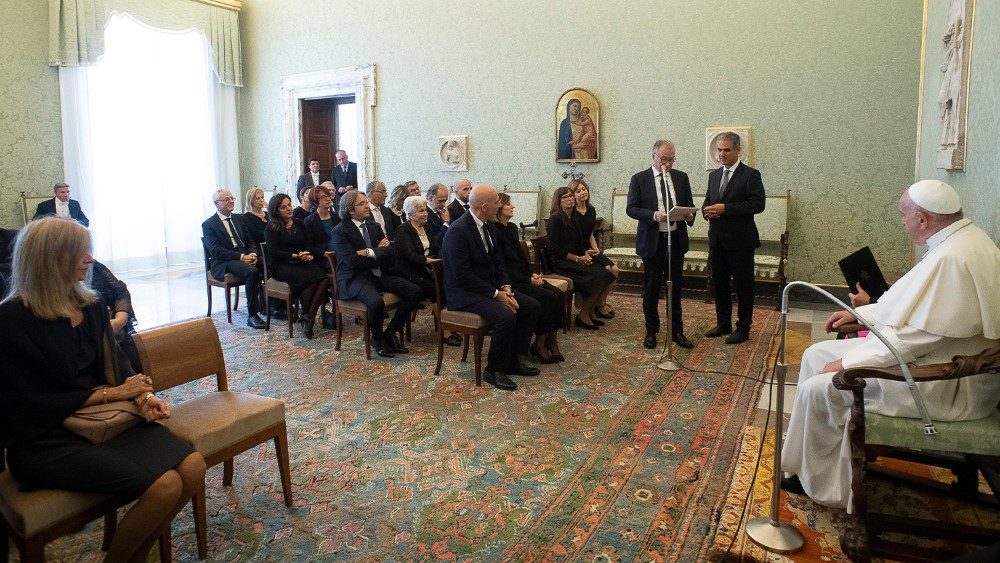 2019.09.16 Papa Francesco –Udienza Delegazione della Testata Giornalistica Regionale della RAI