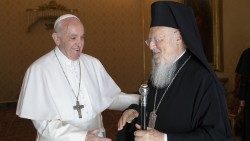 Папа Франциск и Патриарх Варфоломей (2019 г.)