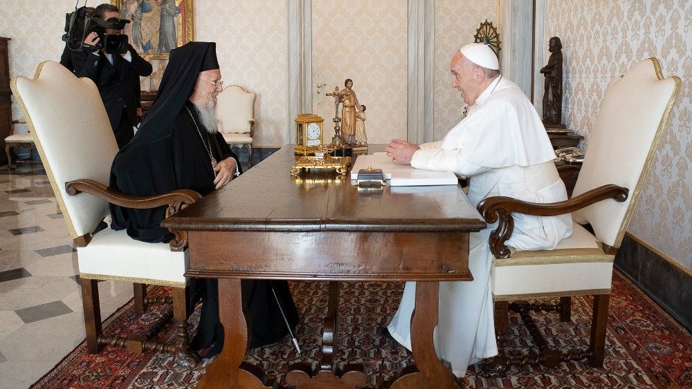 2019.09.17 Papa Francesco incontra Patriarca Bartolomeo
