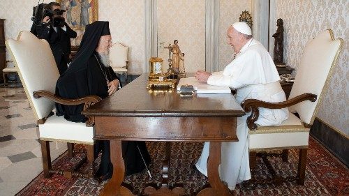 Патриарх Варфоломей посетил Восточный институт и встретился с Папой