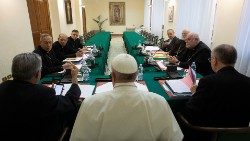 Archivní fotografie se zasedání Rady kardinálů