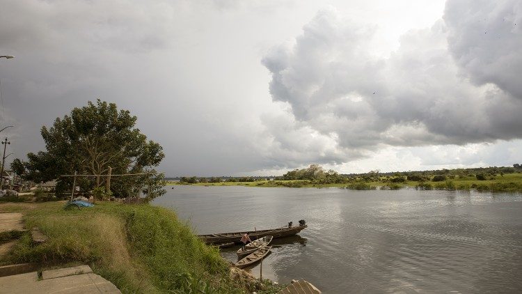 View of the Amazon River near Caballococha, Peru