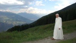 Papa Bento XVI no Vale de Aosta na Itália