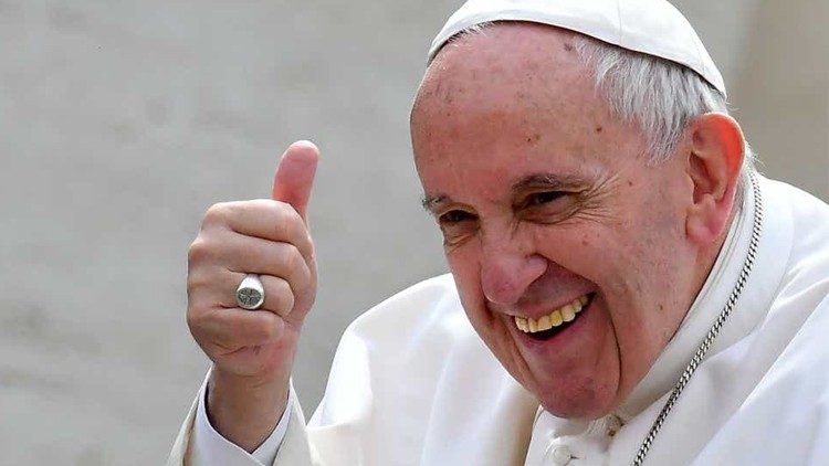 The smile of Pope Francis