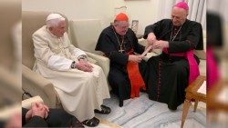 Przedstawiciele czeskiego Episkopatu u Benedykta XVI (11 listopada 2019)