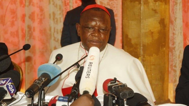 File photo of Cardinal Fridolin Ambongo