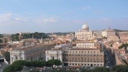 Le Palazzo Pio, au bas de la Via della Conciliazione, abrite le siège actuel de Radio Vatican-Vatican News.