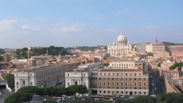 Вид на здание Радио Ватикана - Vatican News