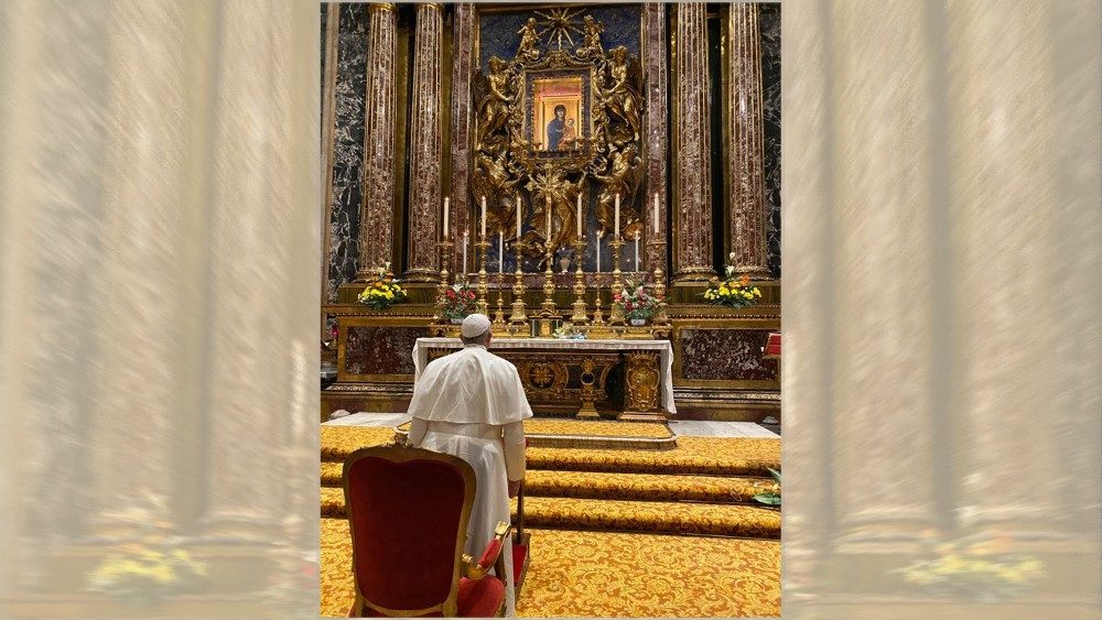 2019.11.26 Papa Francesco a Santa Maria Maggiore