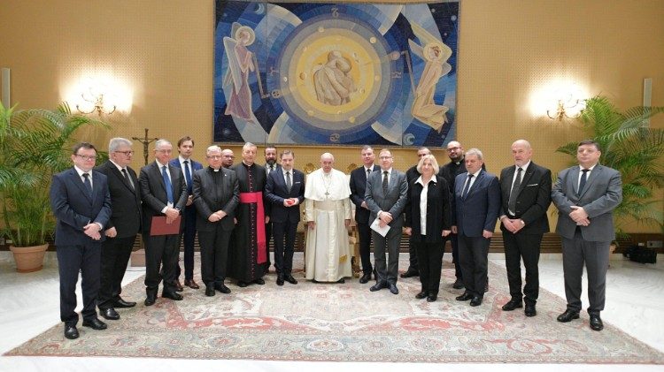 2019.12.04 udienza di Papa Francesco ai Membri del Consiglio direttivo del Sindacato polacco "Solidarnosc"