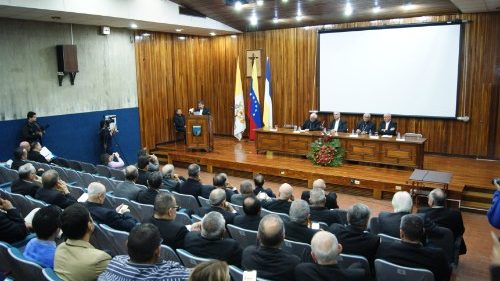 Foto de arquivo: Assembleia dos Bispos da Venezuela, janeiro de 2020