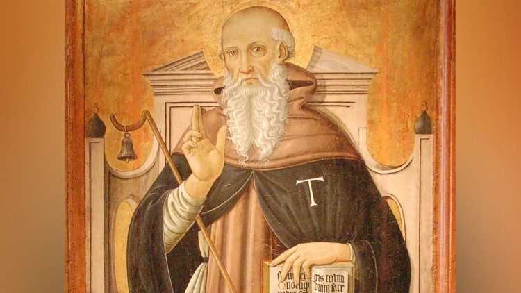 Sv. Anton, opát, žil v Egypte v r. 251-356