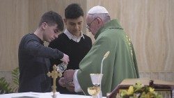Messe à Sainte-Marthe célébrée par le Pape François, le 30 janvier 2020