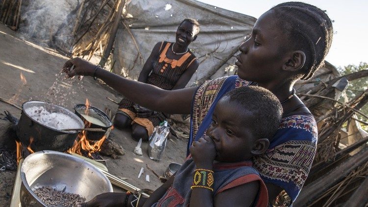 2020.02.04 Sud Sudan fame aiuti Programma alimentare mondiale bambini Africa profughi