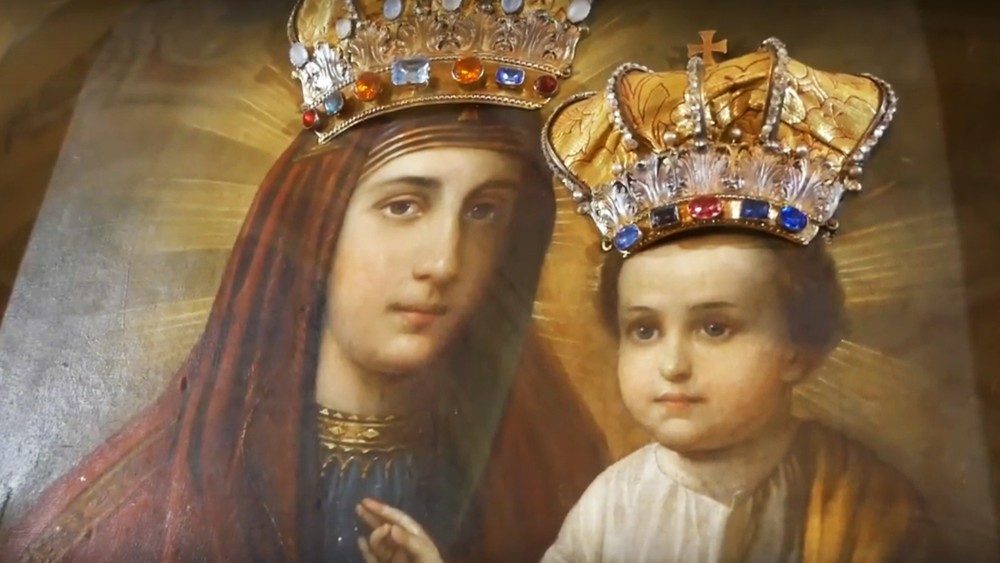 Kópia milostivej ikony Presvätej Bohorodičky z Klokočova