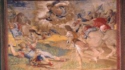 Capela Sistina nos Museus Vaticanos, exposição das tapeçarias de Rafael