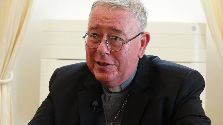 Le cardinal Jean-Claude Hollerich, rapporteur général du Synode sur la synodalité. 