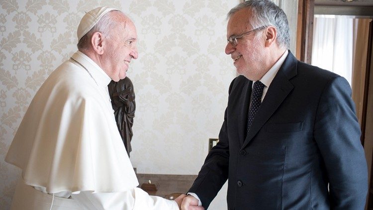 Andrea Riccardi s papežem Františkem