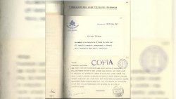 Дакумент з ватыканскага архіва з часоў пантыфікату Пія XII