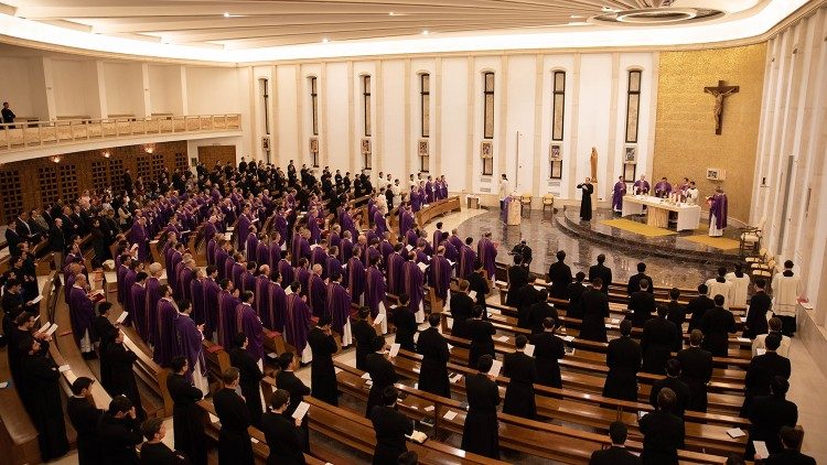 Messe conclusive du chapitre général des Légionnaires du Christ et du mouvement "Regnum Christi", le 1er mars 2020.