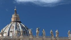 A view of the Dome of St. Peter's Basilica