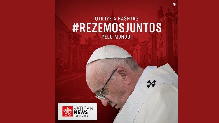 #RezemosJuntos: encontro marcado com o Papa dias 25 e 27 de março