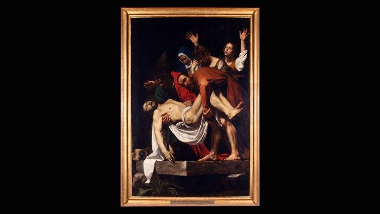 卡拉瓦喬的"耶穌聖屍從十字架上卸下"